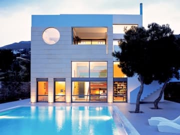 Minimal Blue Villa - Holiday home villa in Chamolia, Attica